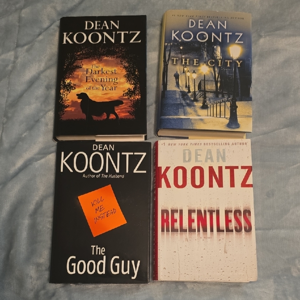 4 Hardcover Dean Koontz Novels